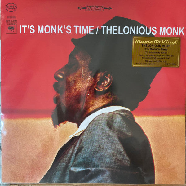 Thelonious Monk – It's Monk's Time  Vinyle, LP, Album, Édition Limitée, Numéroté, Réédition, Stéréo, Rouge Translucide