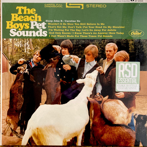 The Beach Boys – Pet Sounds  Vinyle, LP, Album, Édition Limitée, Réédition, Remasterisé, Stéréo, Coke Bottle Clear