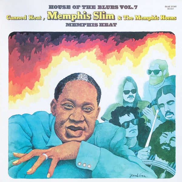 Memphis Slim, Canned Heat, The Memphis Horns – Memphis Heat  Vinyle, LP, Album, Réédition