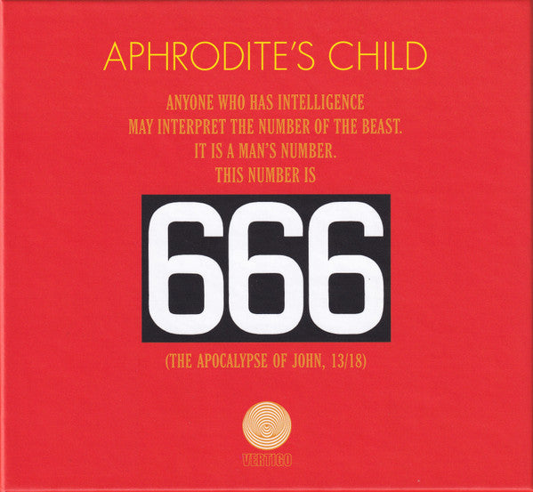 Aphrodite's Child – 666 (The Apocalypse Of John, 13/18) 4 x CD, Album, Réédition, Remasterisé, Stéréo + Blu-ray Audio, Coffret, Compilation, Édition Deluxe