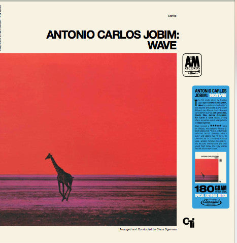 Antonio Carlos Jobim – Wave Vinyle, LP, Album, Réédition, Stéréo, 180g, Gatefold