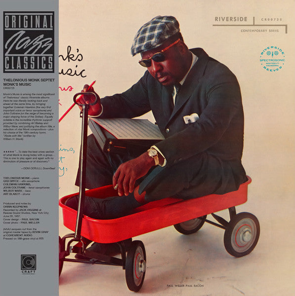 Thelonious Monk Septet – Monk's Music  Vinyle, LP, Album, Réédition, Mono, 180g