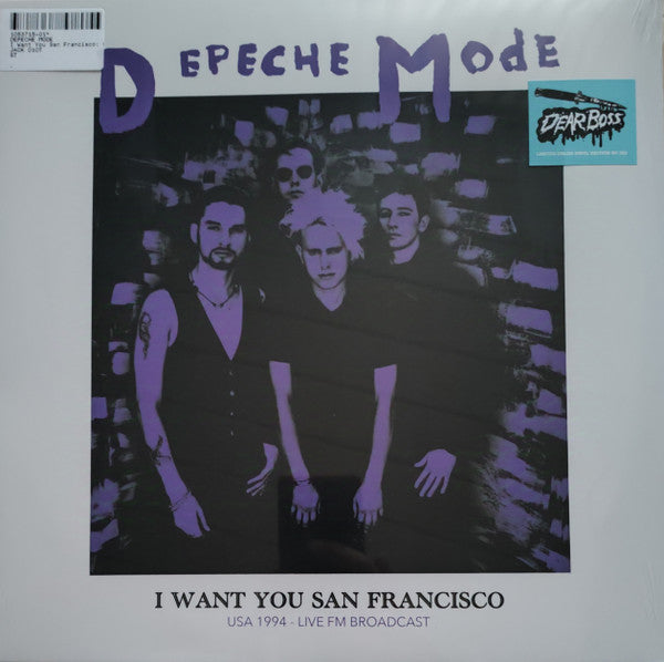 Depeche Mode – I Want You San Francisco (USAGÉ) Vinyle, LP, Édition Limitée, Turquoise