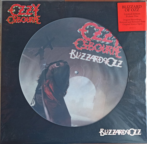 Ozzy Osbourne – Blizzard Of Ozz (USAGÉ) Vinyle, LP, Album, Picture Disc