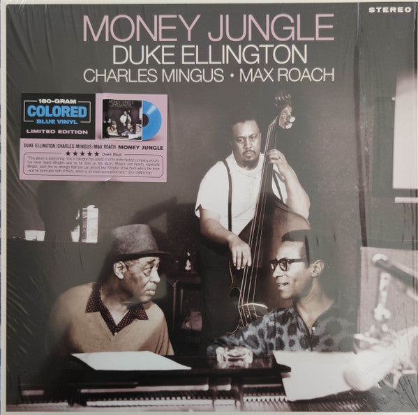 Duke Ellington, Charles Mingus, Max Roach – Money Jungle (USAGÉ) Vinyle, LP, Album, Bleu