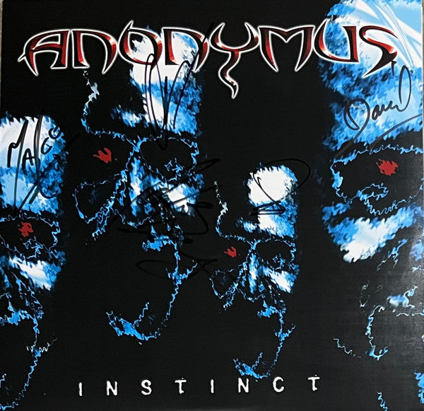 Anonymus – Instinct, Vinyle, LP, Réédition, Remasterisé, Bleu avec marbre blanc