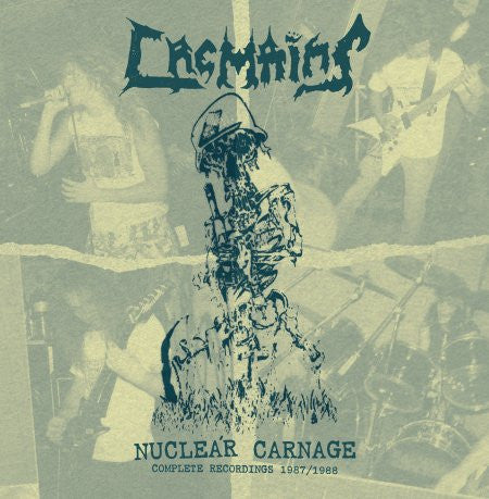 Cremains – Nuclear Carnage Complete Recordings 1987/1988, Vinyle, 12", 45 tours, Compilation, Édition limitée, Vinyle vert toxique