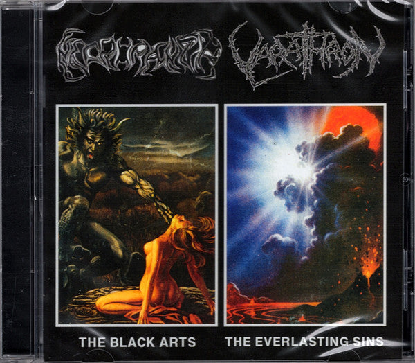 Necromantia / Varathron – The Black Arts The Everlasting Sins  CD, Réédition