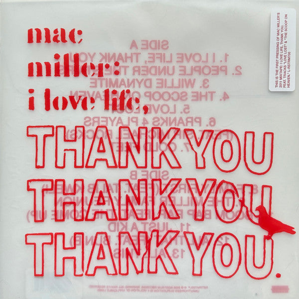 Mac Miller – I Love Life, Thank You, Vinyle, LP, Album, Transparent