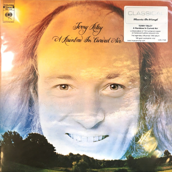 Terry Riley – A Rainbow In Curved Air, Vinyle, LP, Album, Édition limitée, Numéroté, Réédition, Stéréo, Jaune translucide, 180 grammes