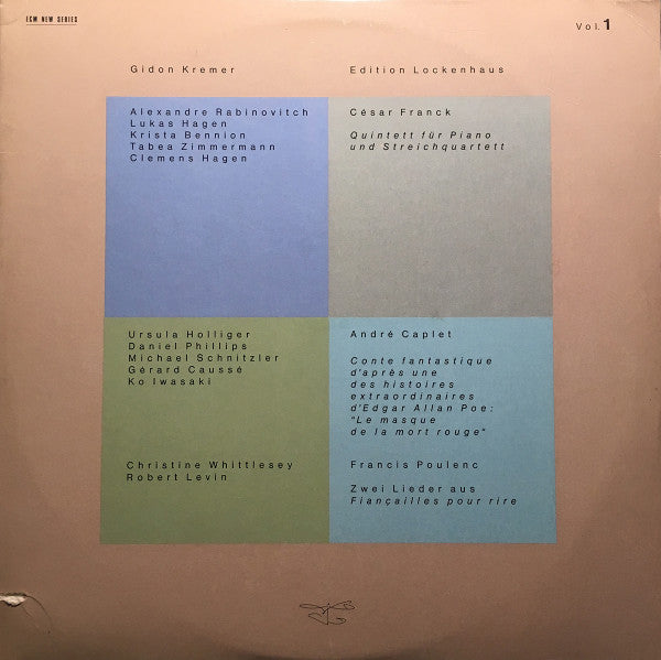 Gidon Kremer – Edition Lockenhaus Vol. 1/2 (USAGÉ) 2 x Vinyle, LP, Album