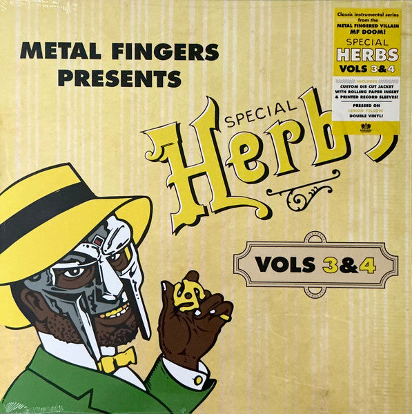 Metal Fingers – Special Herbs Vol. 3 & 4 - 2 x Vinyle, LP, Compilation, Lemon Yellow