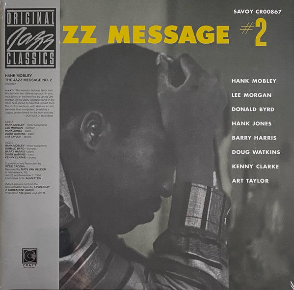 Hank Mobley – Jazz Message #2 Vinyle, LP, Album, Réédition, Mono