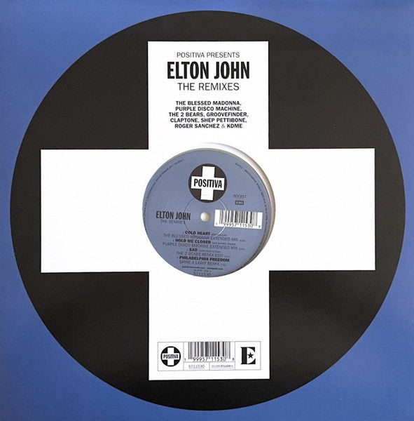 Elton John – Positiva Presents Elton John The Remixes Vinyle, LP, Disquaire Day, Compilation, Édition limitée, Stéréo, Phosphorescent