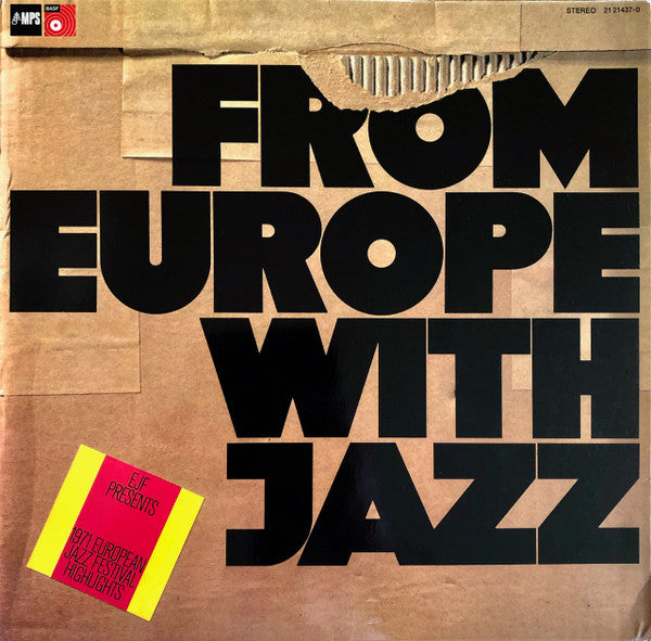 Various – From Europe With Jazz (USAGÉ) Vinyle, LP, Album
