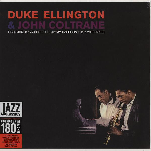 Duke Ellington & John Coltrane – Duke Ellington & John Coltrane  Vinyle, LP, Album, Édition Limitée, Réédition, Remasterisé, 180g