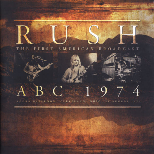 Rush – The First American Broadcast ABC 1974 Agora Ballroom, Cleveland, Ohio, 26 August 197- (USAGÉ) 2 x Vinyle, LP, Album, Édition Limitée, Marron & Orange, 180g