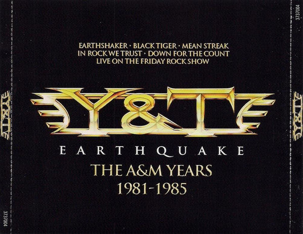 Y & T – Earthquake - The A&M Years 4 x CD, Compilation