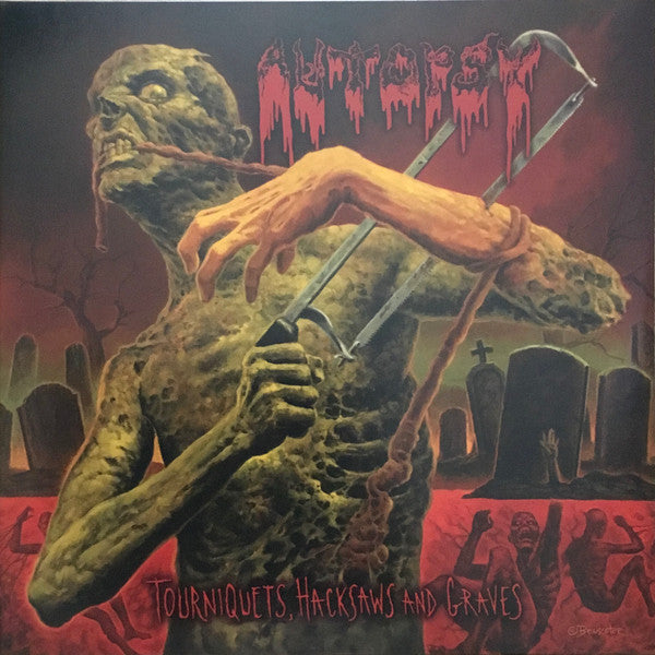 Autopsy  ‎– Tourniquets, Hacksaws And Graves (USAGÉ), Vinyle, LP, Album, Gatefold