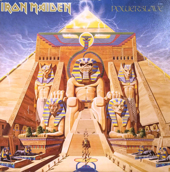 Iron Maiden – Powerslave (USAGÉ) Vinyle, LP, Album, Textured Cover