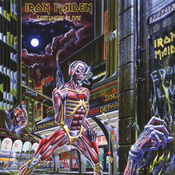 Iron Maiden – Somewhere In Time (USAGÉ) Vinyle, LP, Album, Réédition, 180g