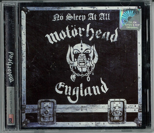 Motörhead – Nö Sleep At All CD, Album, Reissue