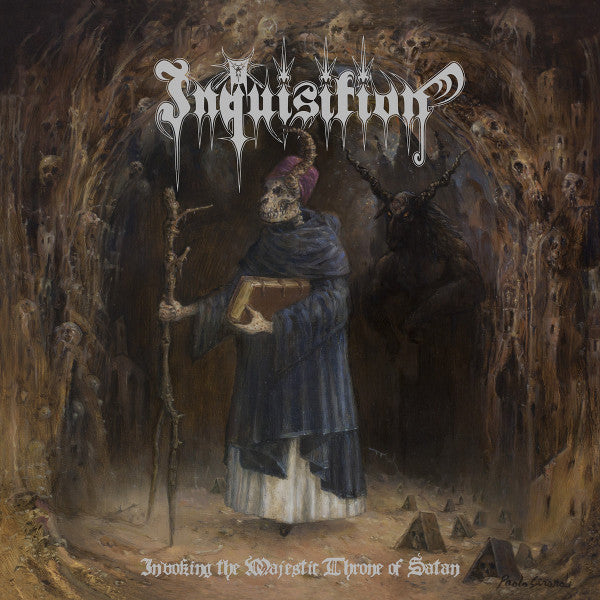 Inquisition – Invoking The Majestic Throne Of Satan (USAGÉ) 2 x Vinyle, 12", 45 RPM, Album, Édition limitée, Réédition, Remasterisé