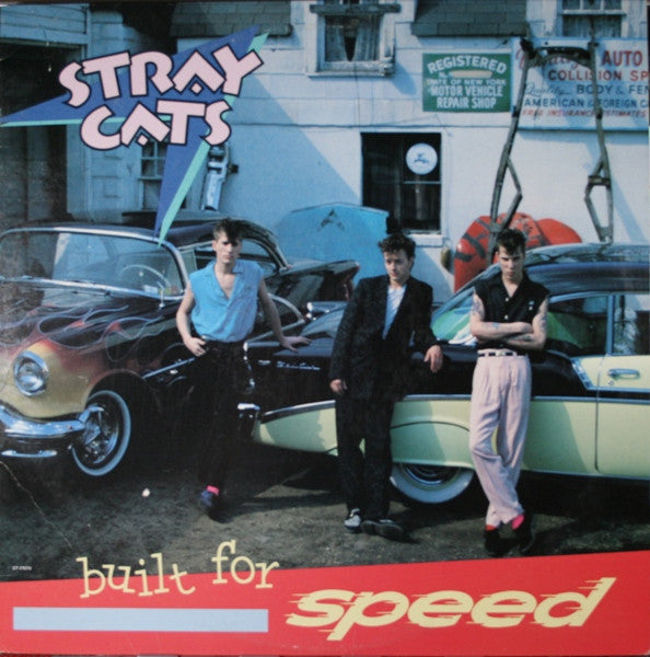 Stray Cats – Built For Speed (USAGÉ) Vinyle, LP, Album, Compilation