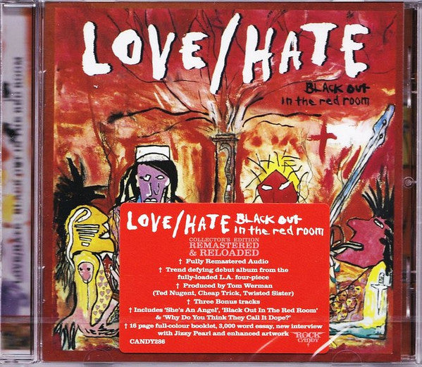 Love/Hate – Blackout In The Red Room  CD, Album, Réédition, Remasterisé