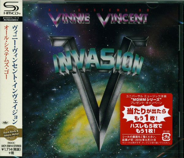 Vinnie Vincent Invasion – All Systems Go CD, Album, Réédition