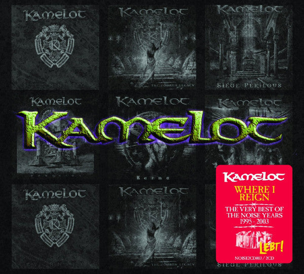 Kamelot – Where I Reign - The Very Best Of The Noise Years 1995-2003 2 x CD, Compilation, Digipak