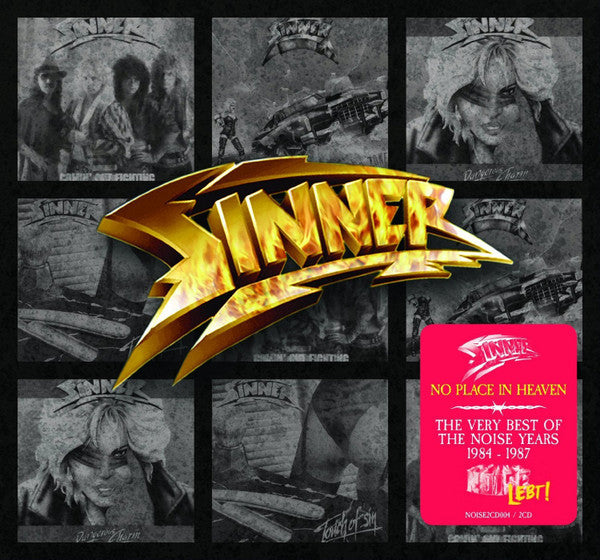 Sinner – No Place In Heaven - The Very Best Of The Noise Years 1984-1987 2 x CD, Compilation, Digipak