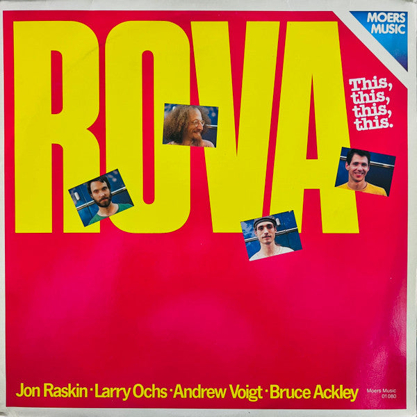 Rova – This, This, This, This (USAGÉ) Vinyle, LP, Album