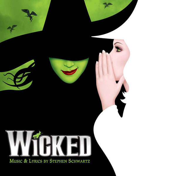 Stephen Schwartz – Wicked (Original Broadway Cast Recording) 2 x Vinyle, LP, Édition limitée, Repress, Green / Black Split, Édition 15e anniversaires