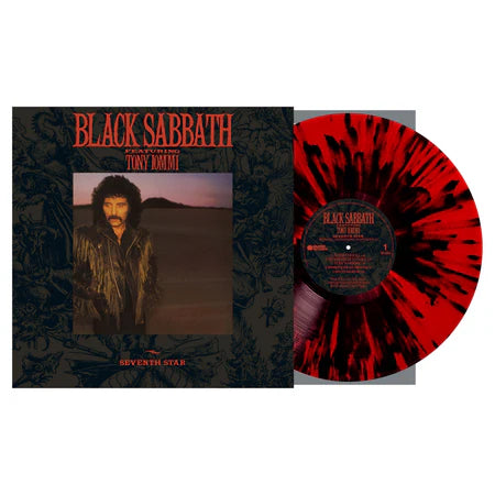 Black Sabbath - Seventh Star (feat. Tony Iommi) Vinyle, LP, Album, Réédition, Red & Black Splatter, 40th Anniversary