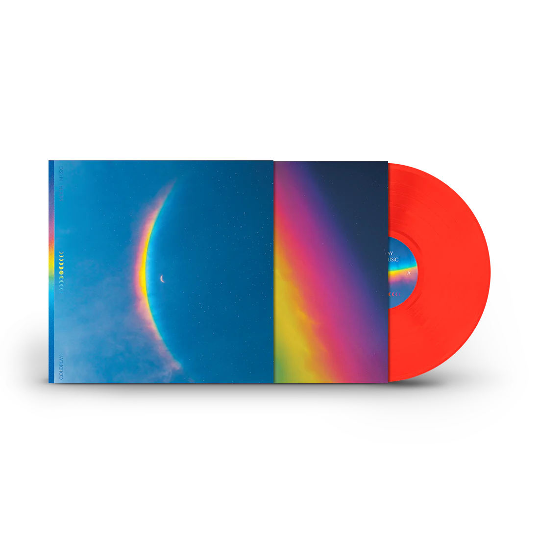 Coldplay – Moon Music  Vinyle, LP, Album, Édition Limitée, Numéroté, 140g, Rou Translucide