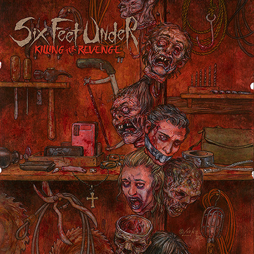 Six Feet Under – Killing For Revenge Vinyle, LP, Édition Spéciale, Crusted Blood marbled
