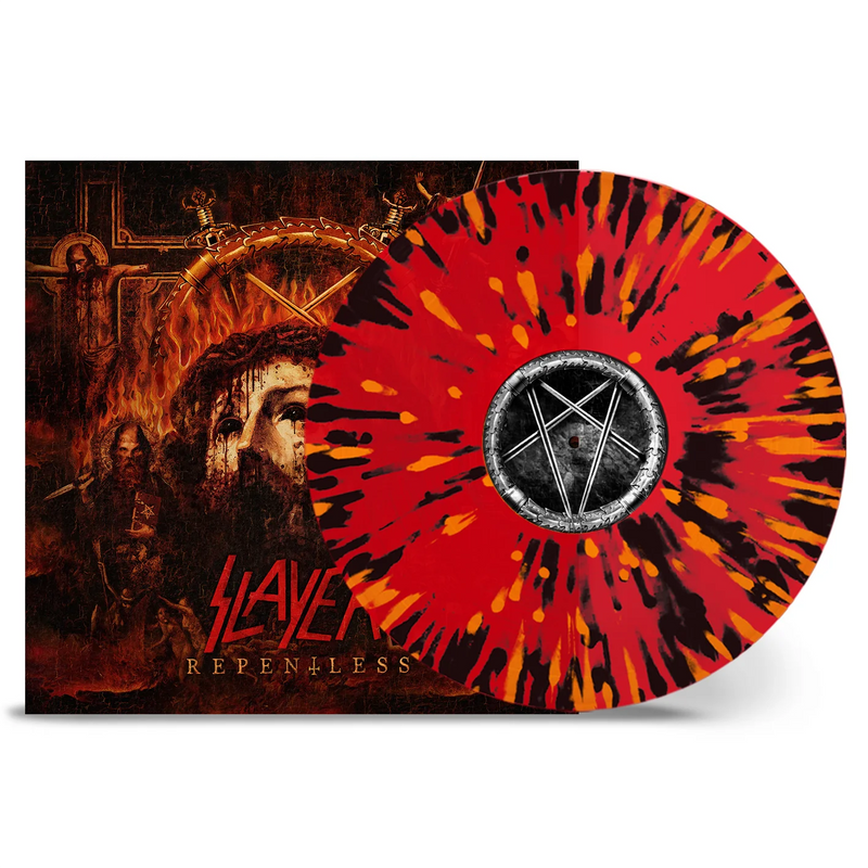 Slayer – Repentless  Vinyle, LP, Album, Édition Limitée, Transparent Red / Solid Orange Black Splatter