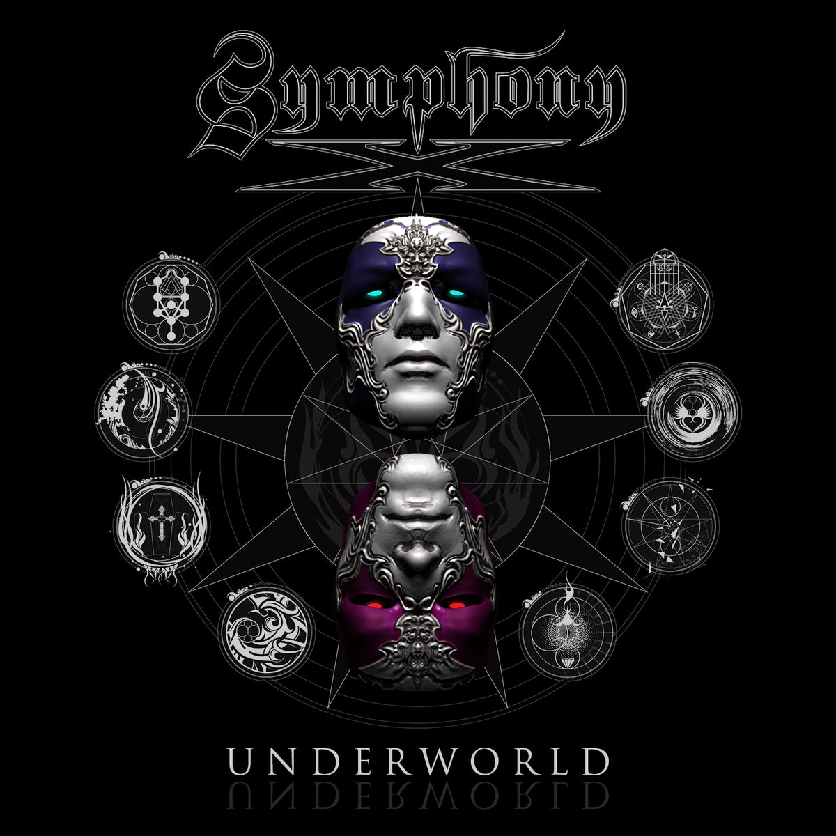 Symphony X – Underworld 2 x Vinyle, LP, Album, Édition Limitée, Réédition, Blue, 180g