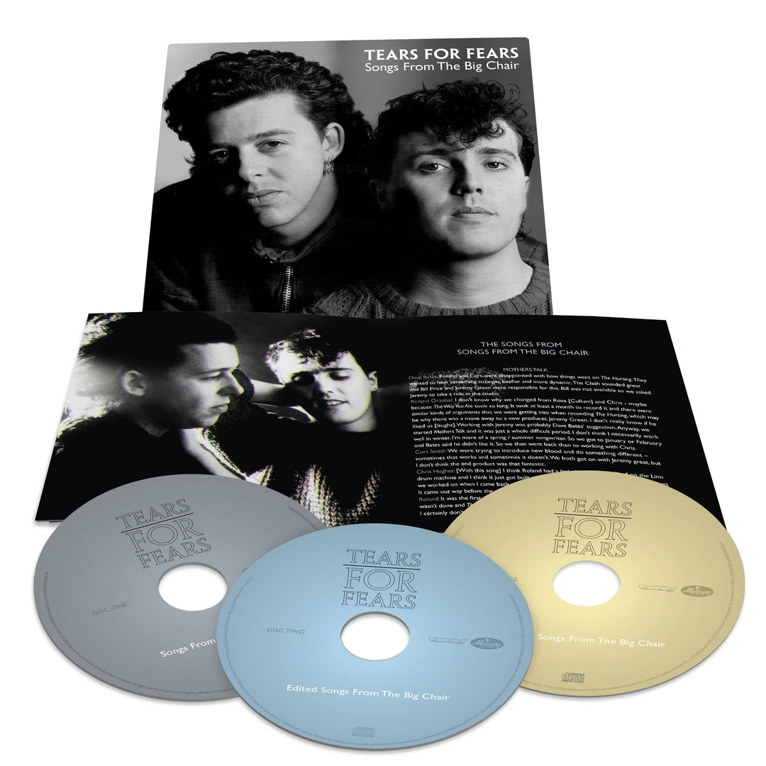 Tears For Fears – Songs From The Big Chair  3 x CD, Album, Réédition, Remasterisé, Édition deluxe