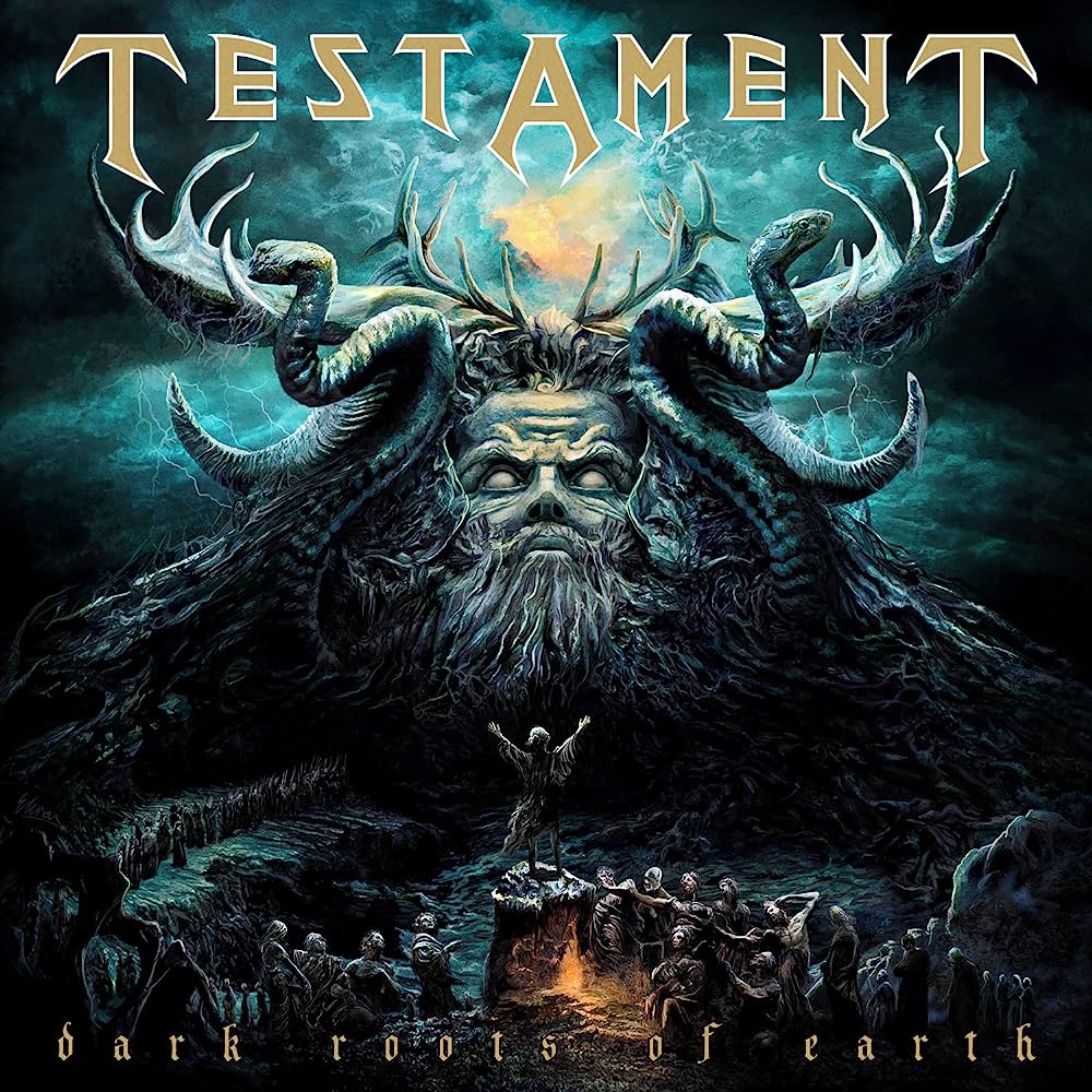 Testament - Dark Roots of Earth 2 x Vinyle, LP, Album, Édition Limitée, Clear Gold Green Splatter