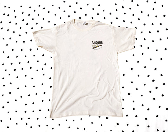 T-shirt beige Angine de Poitrine Tohogd - devant