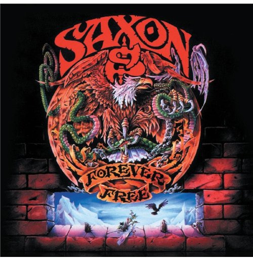Saxon – Forever Free Vinyle, LP, Album, Édition Limitée, Numéroté, Réédition, Bleu