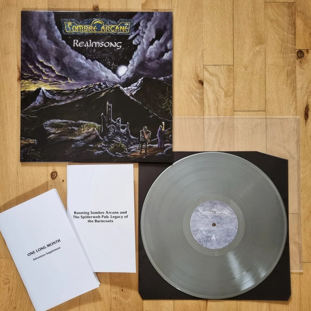 Sombre Arcane - Realmsong Vinyle, LP, Album, Édition Limité, Avec Jeu RPG, Silver vinyl