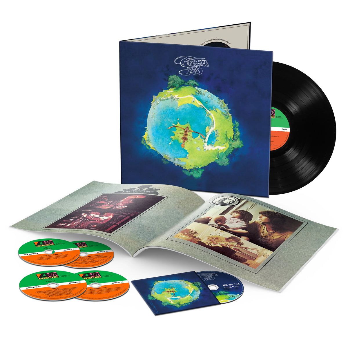 Yes – Fragile  Vinyle + 4 x CD + Blu-Ray, LP, Album, Remasterisé, Remixé, Édition Super Deluxe