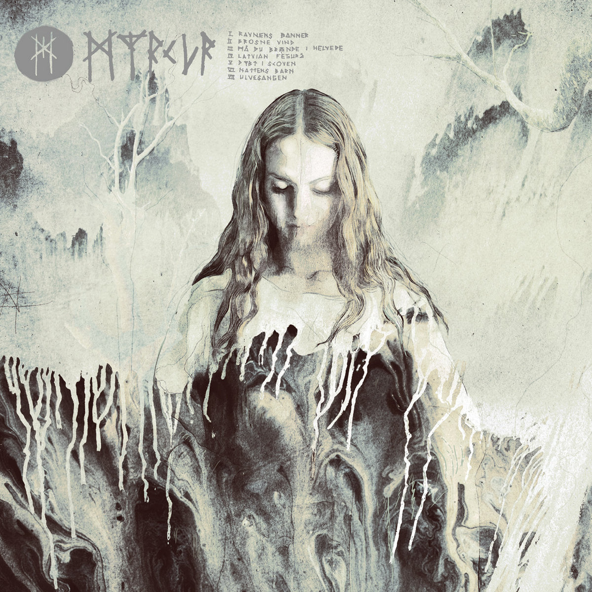 Myrkur – Myrkur Vinyle, LP, 45 tours, Mini-album, Repress, Galaxy Merge [Sea Blue And White]