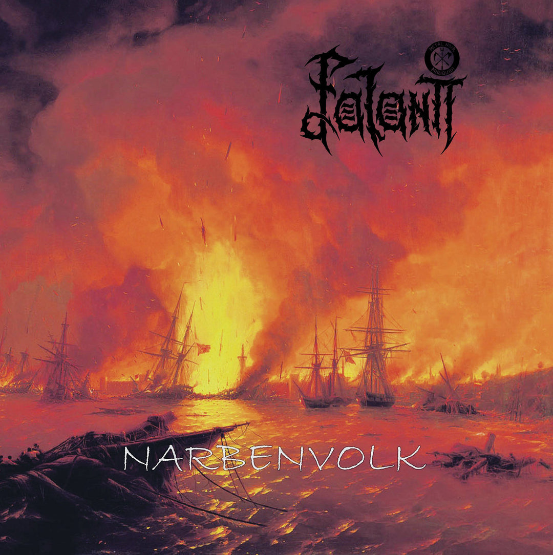 Faland - Narbenvolk 2x Vinyle, LP, Album, Édition Limité, Gatefold Autographié, Gravé, Grey Marble
