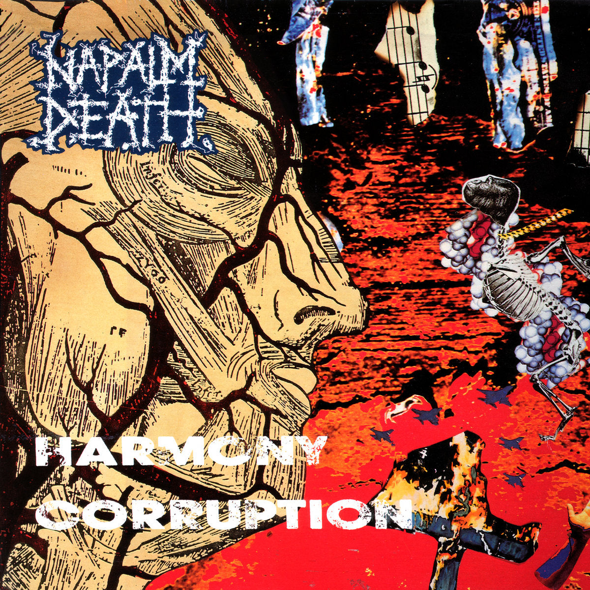 Napalm Death – Harmony Corruption  Vinyle, LP, Album, Réédition, Remasterisé
