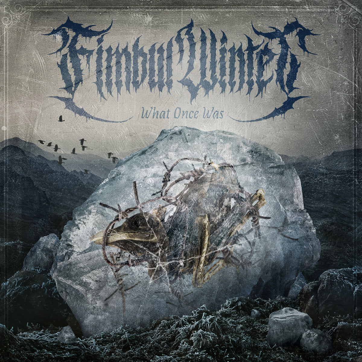 Fimbul Winter - What Once Was Vinyle, Album. LP, Édition Limité, Numbered, Sky Blue and White Marbled