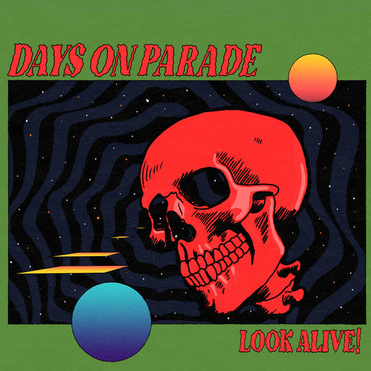 Days On Parade - Look Alive! Vinyle, LP, Album, Édition Limité, Cosmic Skull Red